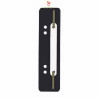 Alonje simple îndosariere, 38x150 mm, plastic, 25 buc/set