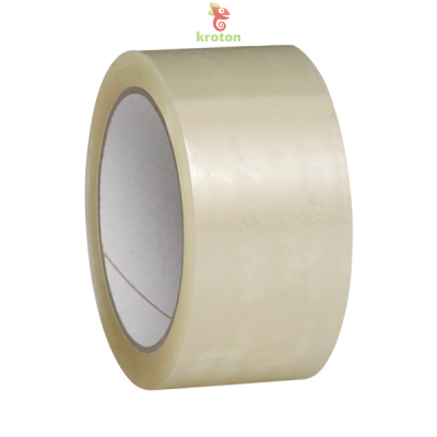 Banda adeziva ambalare 48mmx66m maro/transparent (solvent)