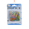 Agrafe birou 28mm, metalice, diverse culori, 100buc/cutie