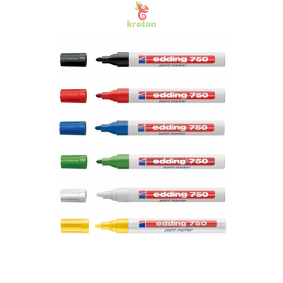 Marker vopsea EDDING 750, corp metalic