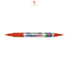 Marker permanent ARTLINE 041, corp plastic, 2 capete, varfuri rotunde 0.4mm/1.0mm