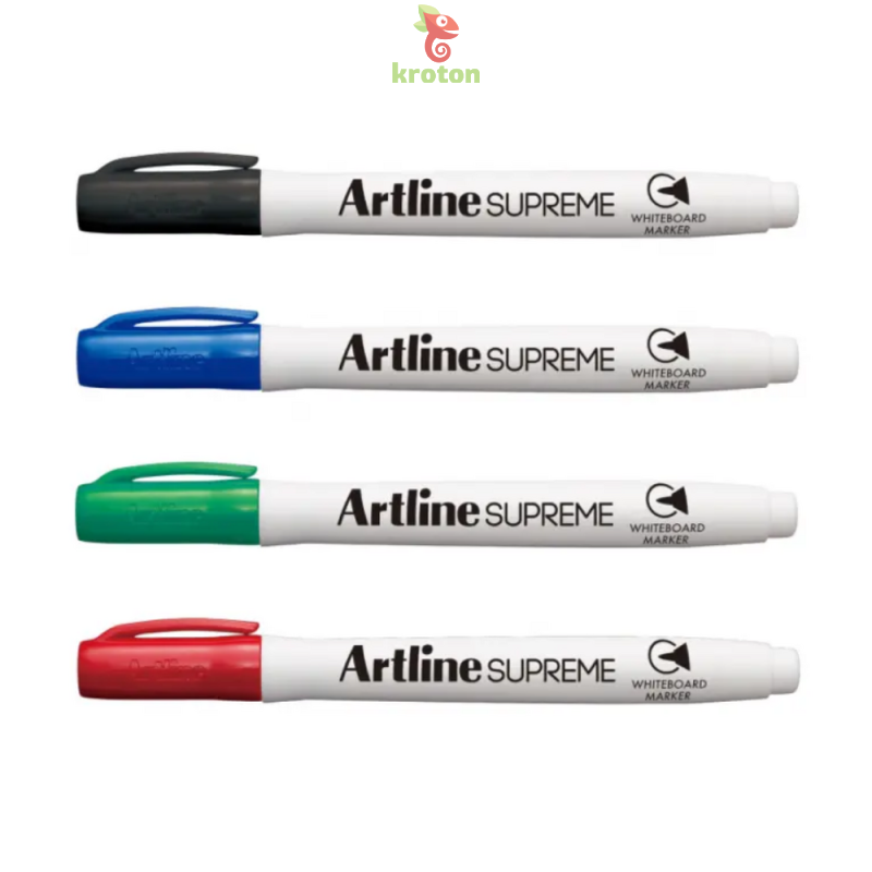 Marker whiteboard ARTLINE 4 culori/set (negru, roșu, albastru, verde)